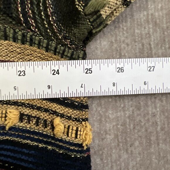 Vintage Alfred Dunner Striped Jacket 20 Western‎ Zip Boho Artsy Woven - Picture 5 of 6